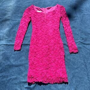 80s Scott Mclintock lace mini dress